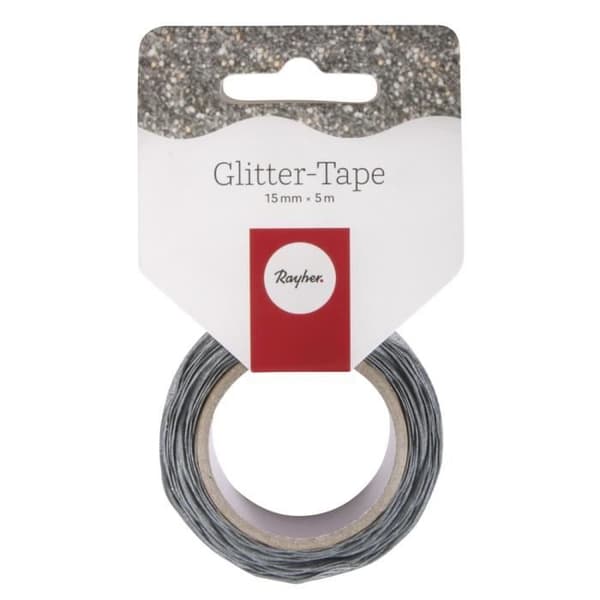 Tape Wave Paljetter - Silver - 15mm - 5m Roll