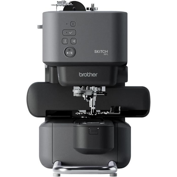 Automaattinen brodeerauskone - Brother - Skitch PP1 - Harmaa - Magneettikehys 100x100 mm - Artspira-sovellus Grå