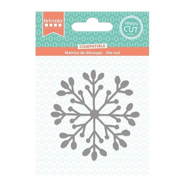 Skär- och präglingsverktyg - ARTEMIO - Liten snöflinga Grå