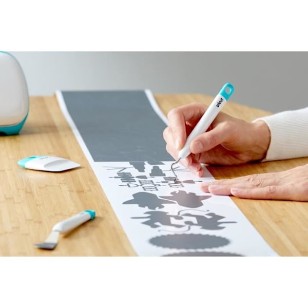 Lisävarusteet Leikkuukoneet ja lämpöpuristimet Cricut JOY ESSENTIAL TOOLS KIT Vitt, blått och silver