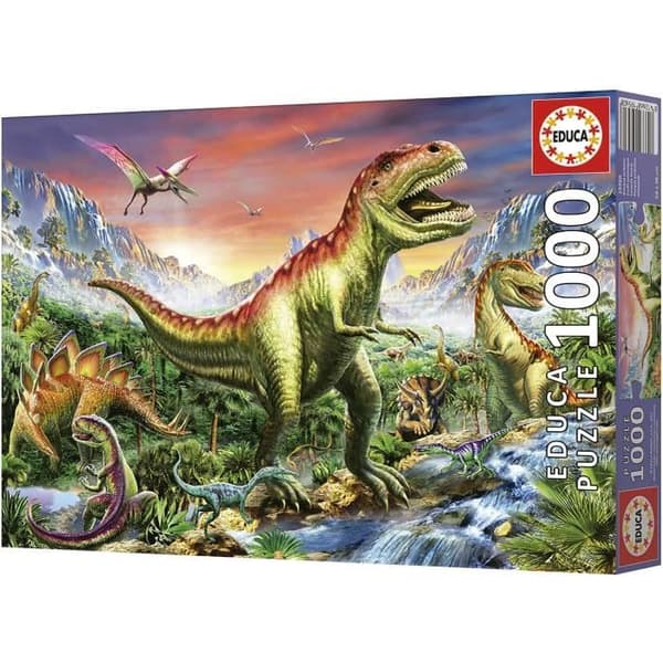 JURASSIC FOREST - 1000 bitars pussel Flerfärgad