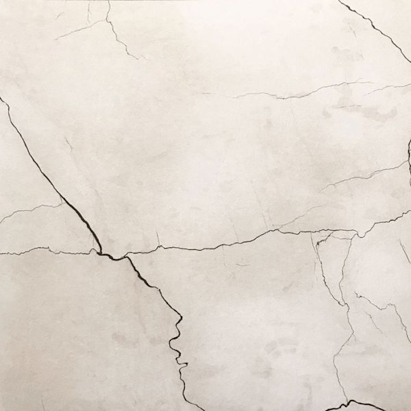 Bord 70 x 70 cm - Milan hvid måne model Beige