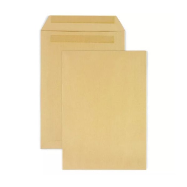 Kraftpapirposer - GENERISK - 22,9 x 32,4 cm - Brun - 10 enheder - Genanvendelig kastanj