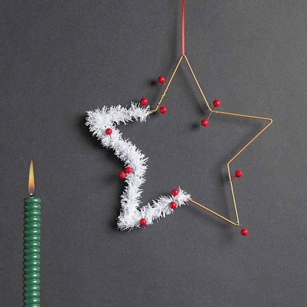 Snögran girlander 3 cm x 2,5 m Vit