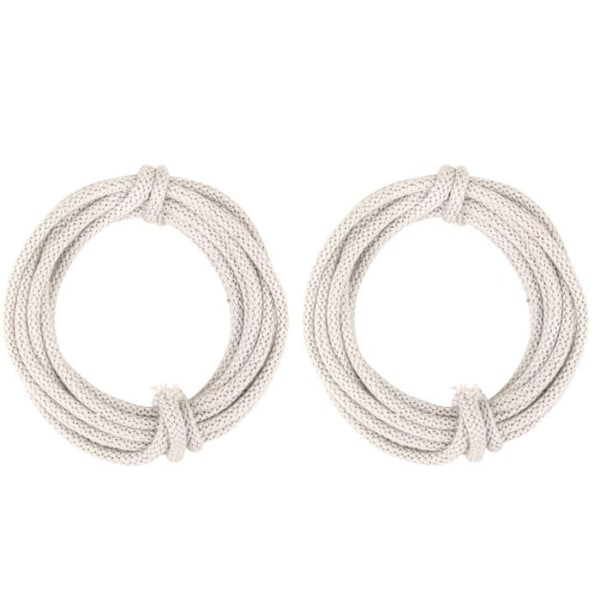 2 ruller 3 m strikketråd - Elfenben Beige