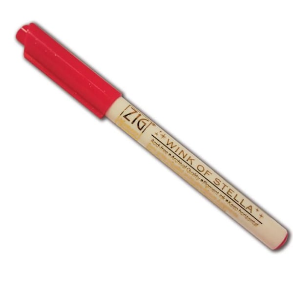 Glitter Marker - Mörkrosa Rosa