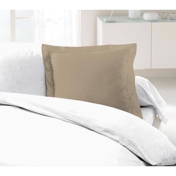 LOVELY HOME Set om 2 Kuddöverdrag 100% bomull 63x63 cm - Beige beige