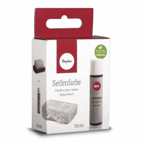 Sæbefarve - Granitgrå - 10 ml Grå