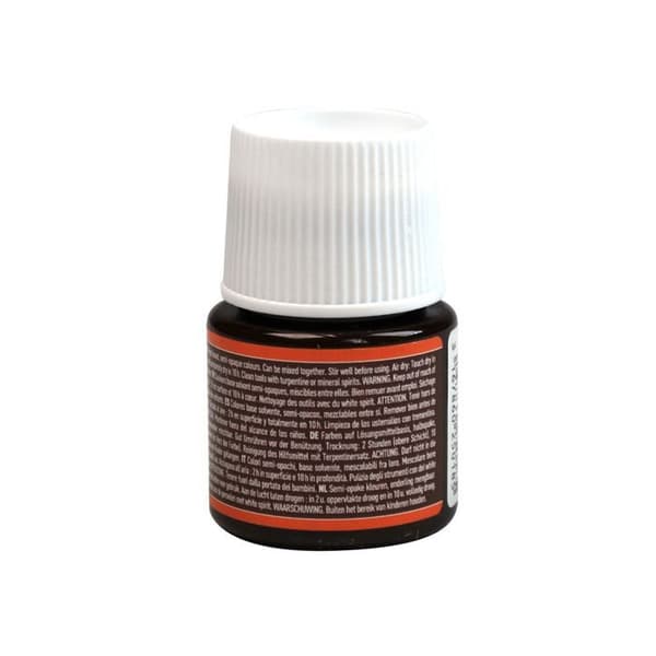 Färg - Pébéo - Keramik - Rödbrun - 45ml - Blank rödbrun