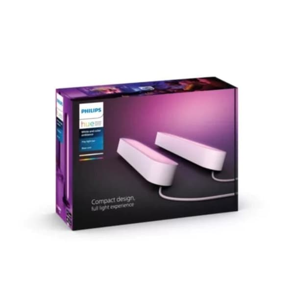 Philips Hue Play Pack x2 - Hvid - LED-kompatibel Bluetooth - Smart lys Hvid
