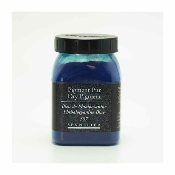 Pigment för färgskapande - 100 g burk - Ftalocyaninblått Blå