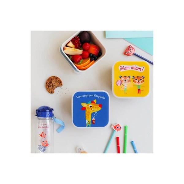 Boîte à goûter CHATON - DRAEGER PARIS - Multicolore - Barn - Hånd Flerfärgad