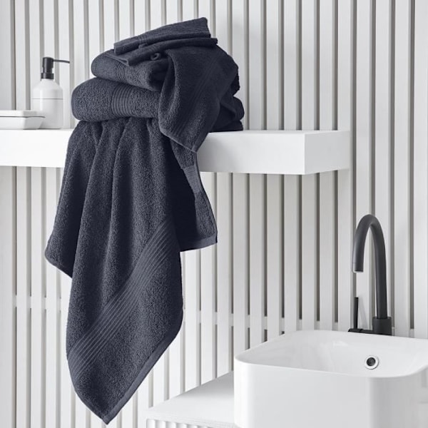 Maxi Badehåndklæde I DAG 90x150 cm 100% Bomuld - Navy Blå