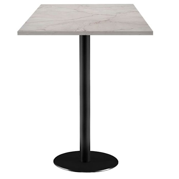 Ståbord 60 x 60 cm - Rome yule marmor model Beige
