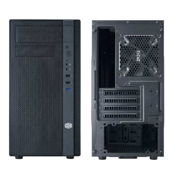 COOLER MASTER LTD N 200 PC CASE - musta - Micro ATX -muoto (NSE-200-KKN1)