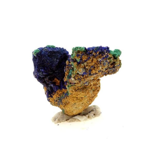 Chessylite (Azurite) 29,57 karat Flerfärgad