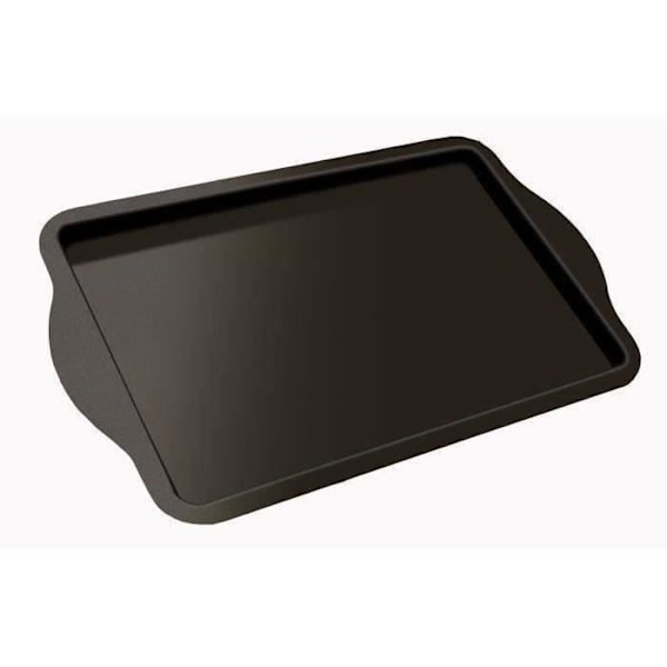 Rektangulær tallerken 43x28x2,5 cm SUKKER & GLADSER Antracit