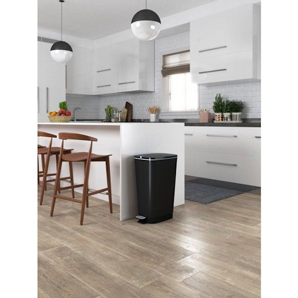 KIS Chic Bin Style Pedal Bin - 42,5L - Sort Svart