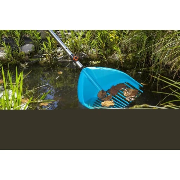 Rive-skovl 3 i 1 Combisystem® GARDENA - Forstærket solid plast - 16 tænder - Multi-brug - 25 års garanti Mörkblå