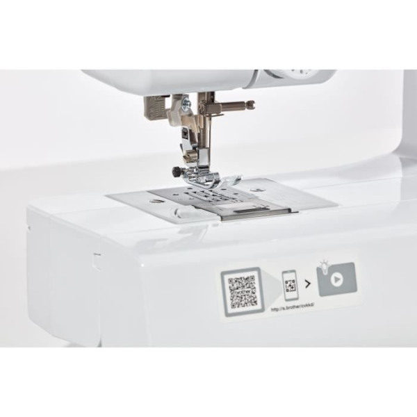 BROTHER - CS10s - Elektronisk symaskine - 40 sting - Nåletrådersystem - LCD-skærm - Hvid Vit