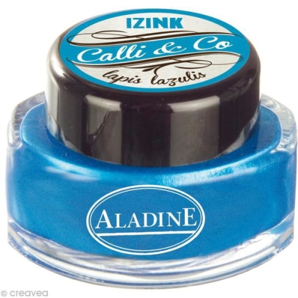 Kalligrafibläck Pearly blue 15 ml Kapacitet: 15 ml Färg: pearly blue Pearly ink Stabil i ljusa blandbara färger