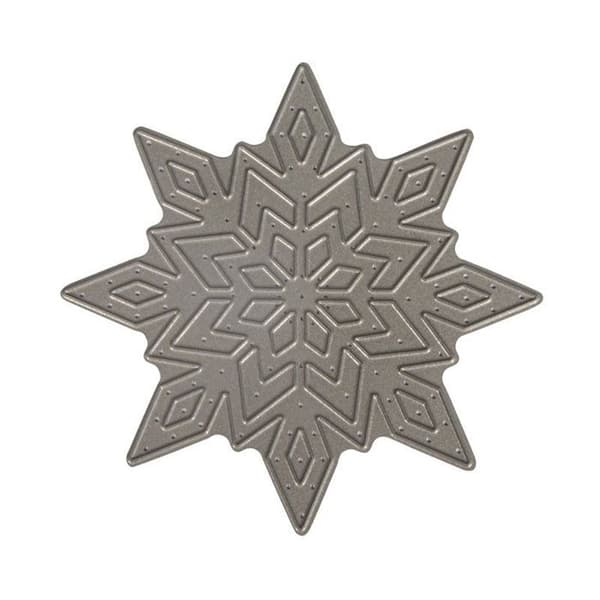 Leikkuupuikko Snowflake Ø 7 cm Grå