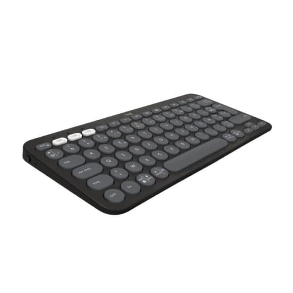 Näppäimistö - Langaton - Logitech - Pebble Keys 2 K380s - Easy-switch-painike - Grafiitti