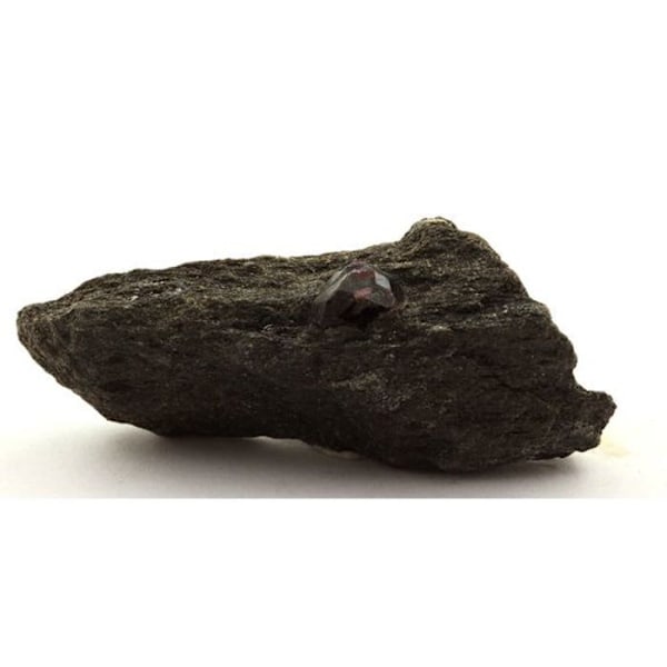 Sten og mineraler. Almandine granat. 190,35 øre. Garnet Ledge, Wrangell, Alaska, USA.