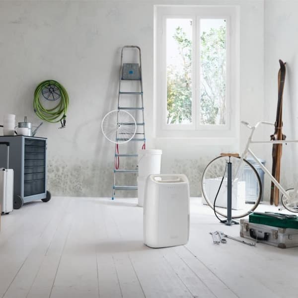 Deshumidifier DELONGHI - DEX212SF - Vaskerifunktion - Luftstrøm 125 m3/h - Kapacitet 2,1 L