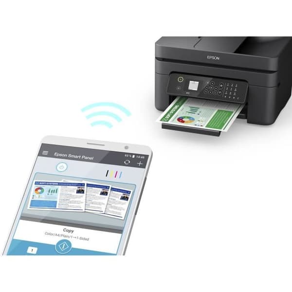 Skrivare - EPSON - Workforce WF-2930DWF - Wi-Fi / USB - Bläckstråleskrivare