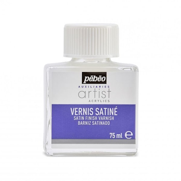Akvarellfärg - PEBEO - Konstnärsakrylfärger 75 Ml - Vit - Satin - Vattenbaserad Transparent