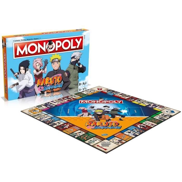 MONOPOL Naruto - brætspil