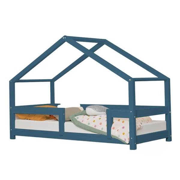 Lit cabane enfant LUCKY 120 x 180 marineblå Blå