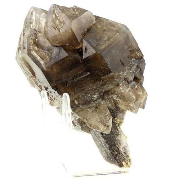 Sten og mineraler. Røget scepterkvarts (1,9 kg). 9482,0 ct. Minas Gerais, Brasilien. kastanj