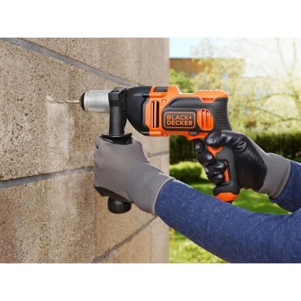 Ledningsfri hammerbor - 850W - BLACK+DECKER - BEH850-QS - med 6 bor