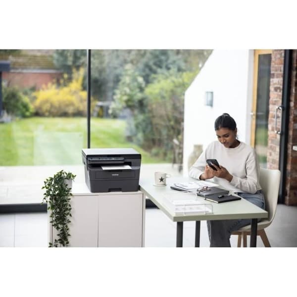 Multifunktionsprinter - BROTHER - DCP-L2627DWE - 3-i-1 - Monokrom Laser - Wifi