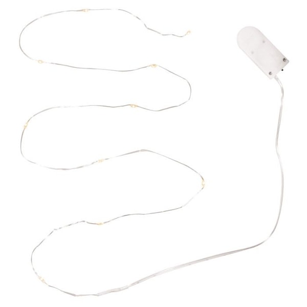 Lysende guirlande 10 mikrolamper 120cm
