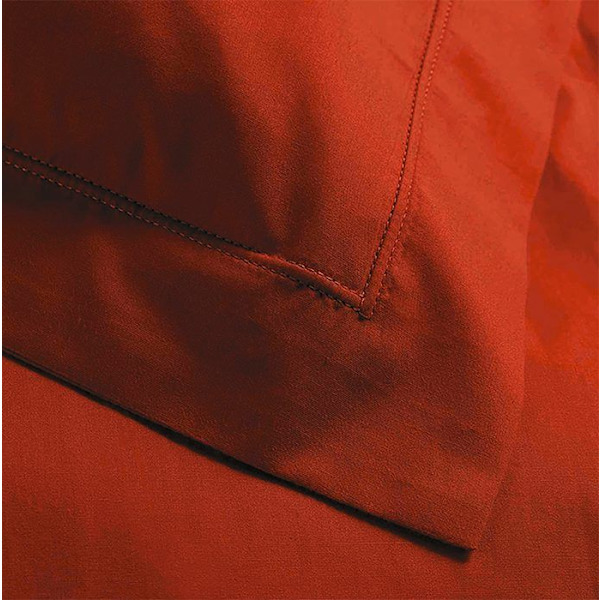 Tyynynpäälliset - Puuvilla - Punainen - 50x70 cm - Percale - 2 kappaletta Röd