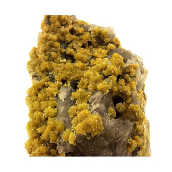 Kivet ja mineraalit. Pyromorfiitti. 933,5 ct. Les Fargesin kaivos, Ussel, Ranska.