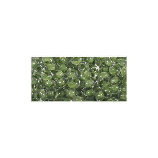 Perle Rocaille arktis lustrée Jade 2,6 mm 17 g Jade
