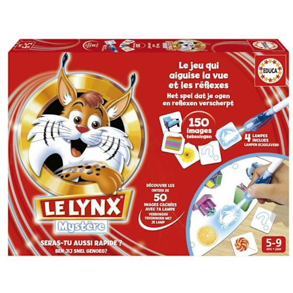 Billedspil - EDUCA - Lynx Mystère 150 billeder Flerfärgad