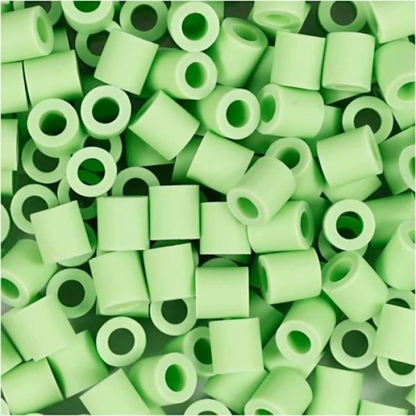 Strykpärlor Midi - 5 x 5 mm - 1000 st Grön Pastell