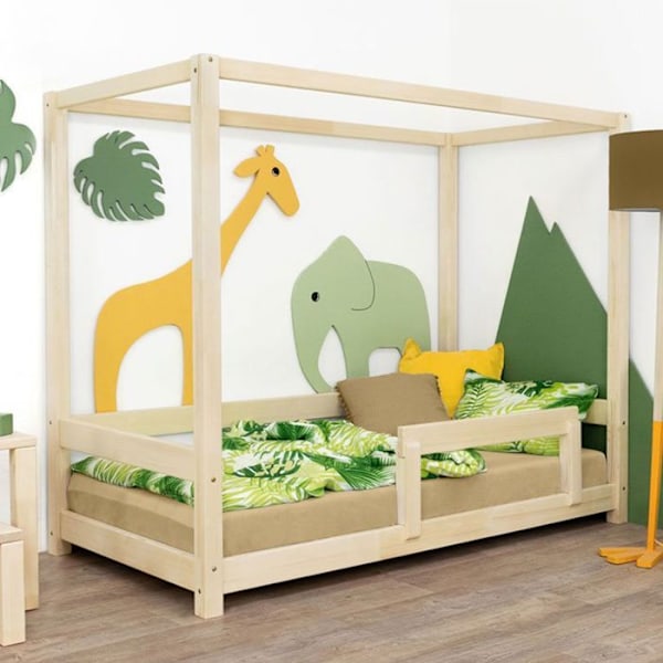 Lasten sänky BUNKY 80 x 160 lakattu Beige