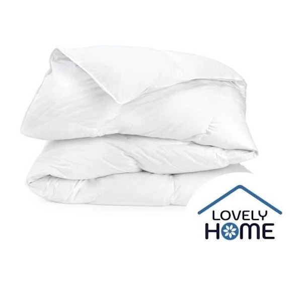 Lauhkea peitto 350gr/m² Anti-Mite LOVELY HOME - 240x260 cm - Valkoinen Vit