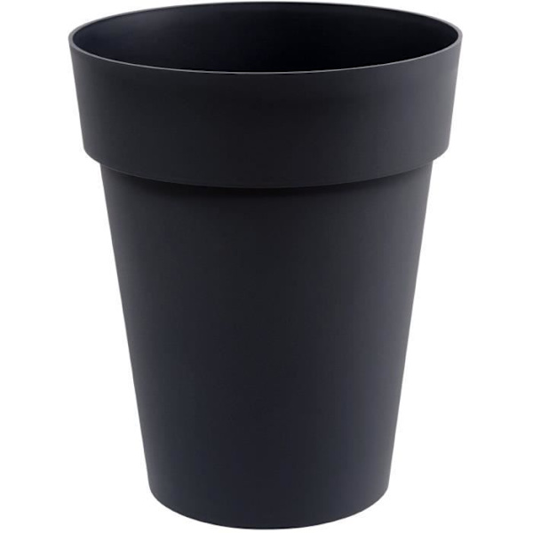 EDA Medium-høj Toscana-vase - Ø 44 x 53 cm - 50 L - Antracitgrå Kolgrå