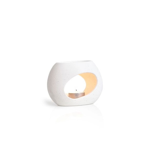 Keramisk brännare Abstrakt steneffekt Beige