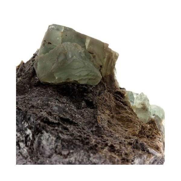 Grön fluorit 948,2 karat Flerfärgad