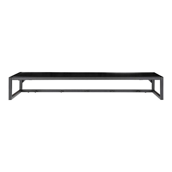 Svart vägg hatthylla 80 x 28 cm Svart