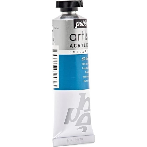 Maling - Véronèse - Tube 37 ml - Ekstra fin - Gulblå - Blank Blå tenderar att gulna