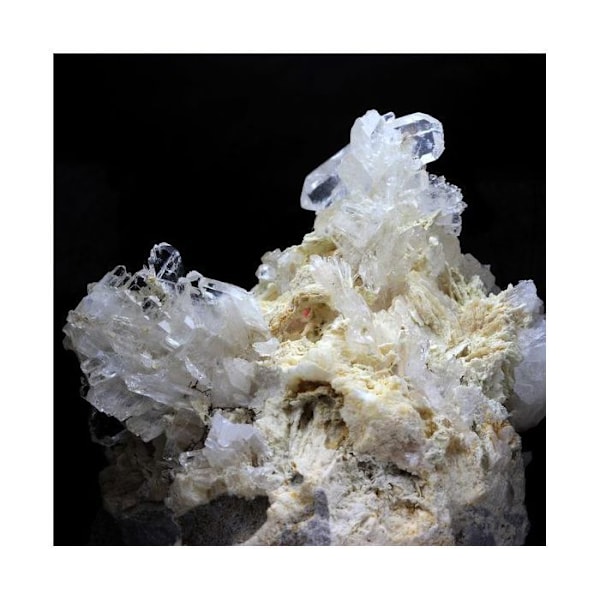 Ame Quartz (faden quartz) + Calcite 662,9 karat